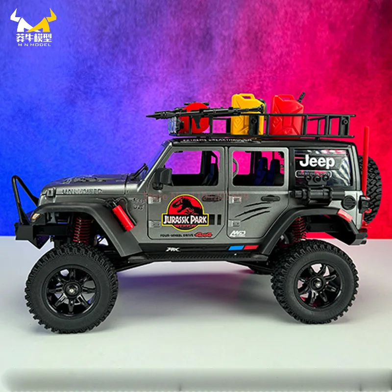 Jurassic Dinosaur Edition MN MODEL MN128 Volledige schaal afstandsbediening auto RC model terreinwagen 4WD klimmen speelgoedauto jongen cadeau