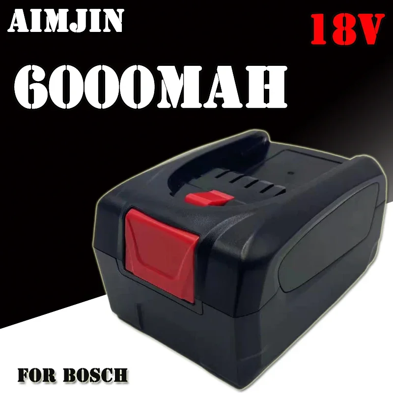 

New For Bosch 18V 6000MAH Rechargeable Lithium Ion Tool Battery PBA PST PSR PSB , Garden Tools (TypeC Only) AL1810CV AL1815CV