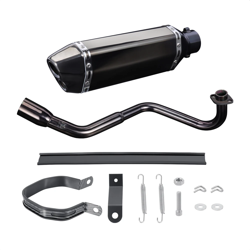 Motorcycle Low Mount Exhaust Slip-on Muffler Baffle for Honda MSX 125 Grom 2013-2024 Exhausts Pipes