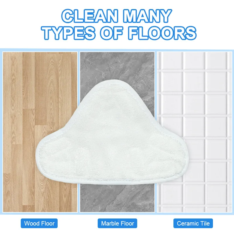 3PCS Steam Mop Pad Mop Clean Washable Cloth Microfiber Washable Mop Head In Mop Reusable Cloth For H2O X5 Model 25*18 CM