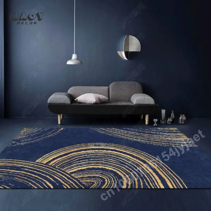 Luxury Carpet for Coffee Table Home Living Room Bedroom Sofa Doormat Floor Decoration Rug Non-slip Washable Large Size Area Mat