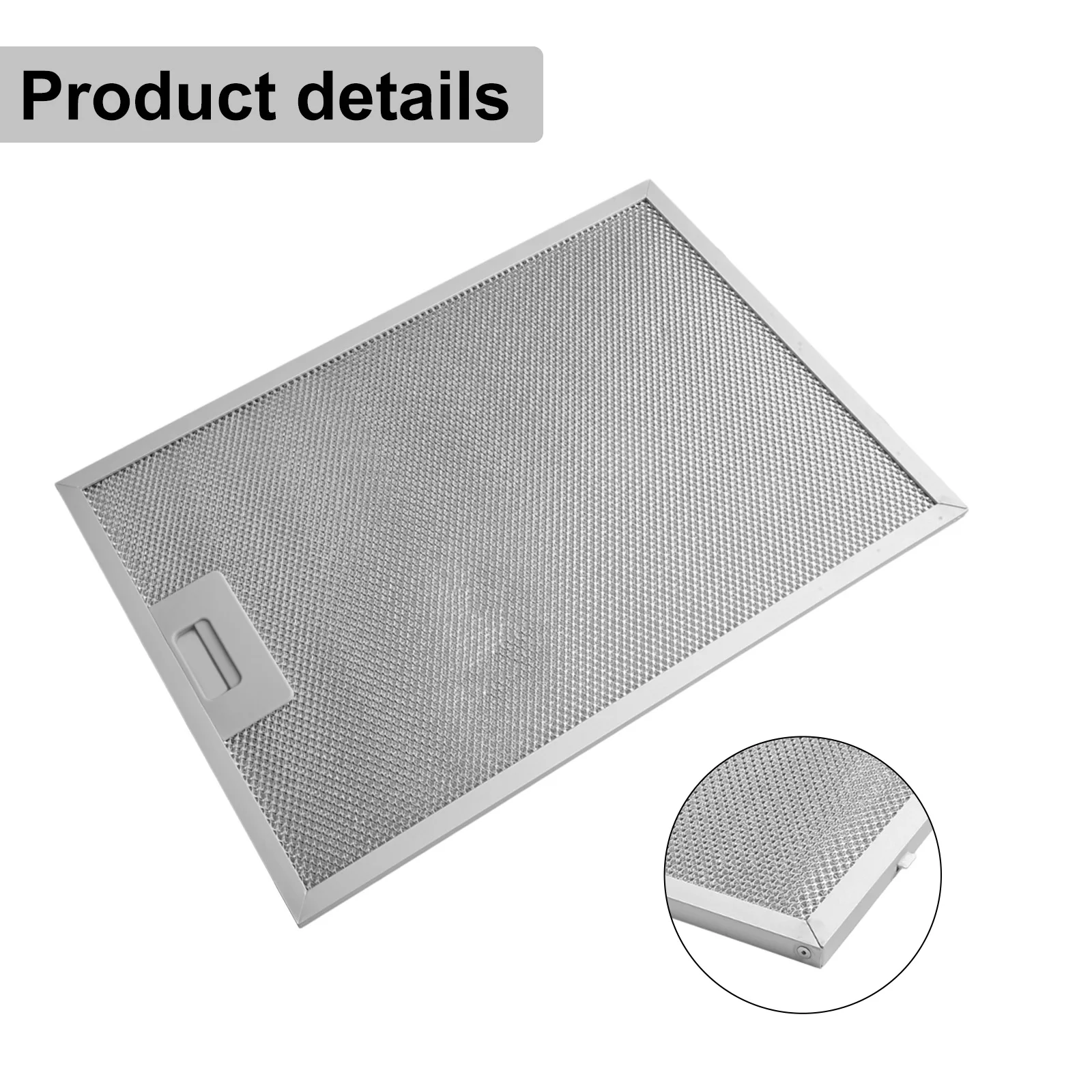 Silver Cooker Hood Filter Filter Extractor Filters Lasting And Long Lasting X X Mm Aluminized Grease Filtration