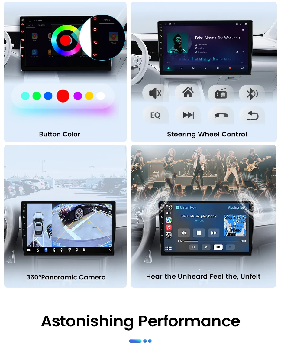 Junsun Android Auto Autoradio für Citroen C3 DS3 2010 2011 2012 2013 2014 2015 2016 Multimedia Wireless Apple CarPlay Intelligente Systeme IPS Touchscreen Stereo Videoplayer 2 Din Autoradio Head Unit Navigation BT GPS 4G WIFI FM AM DSP RDS SWC – Detail 9