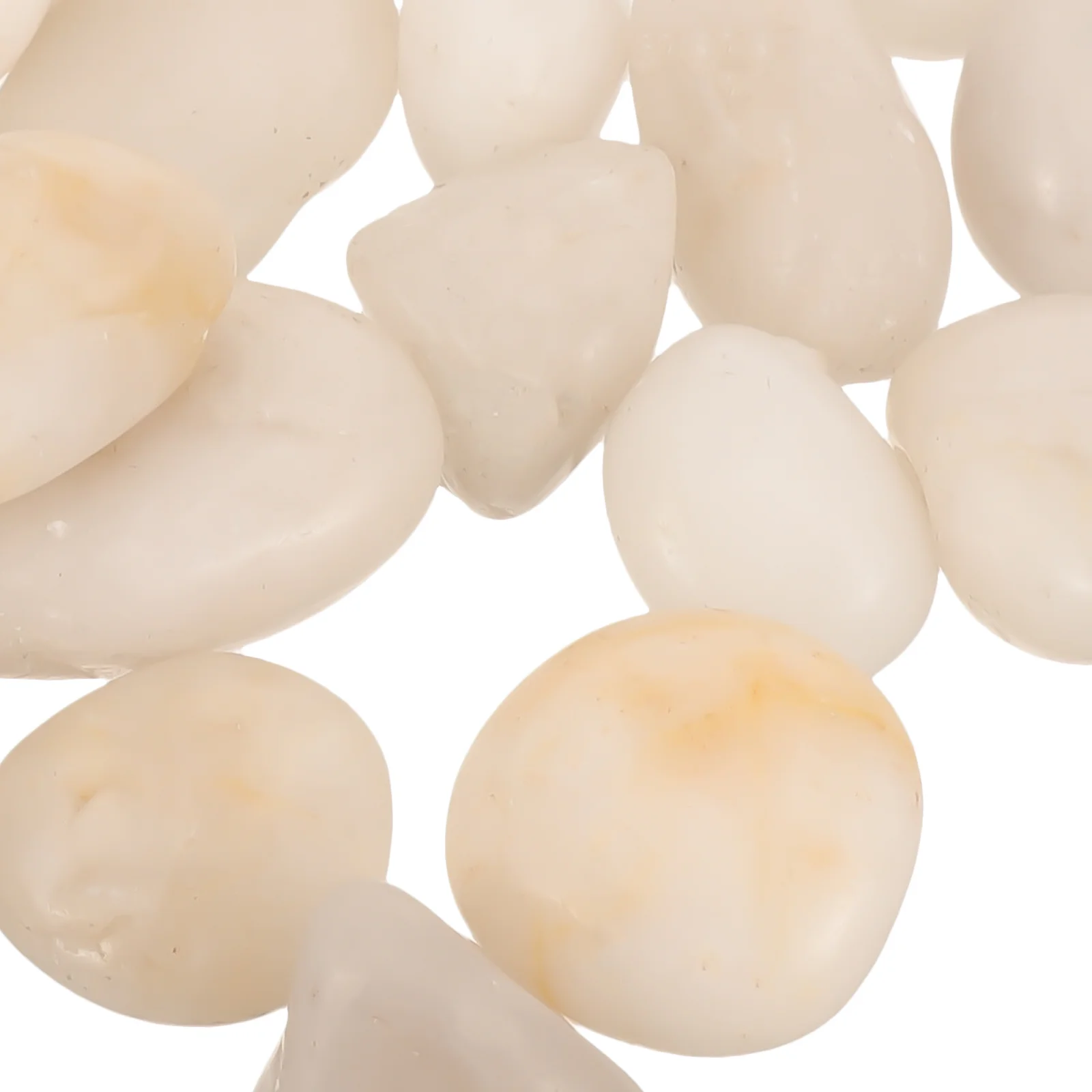 

1Set White Decorative Pebbles Aquarium Gravel Fish Tank Stones Landscaping Rocks Terrarium Gravel Garden Stones