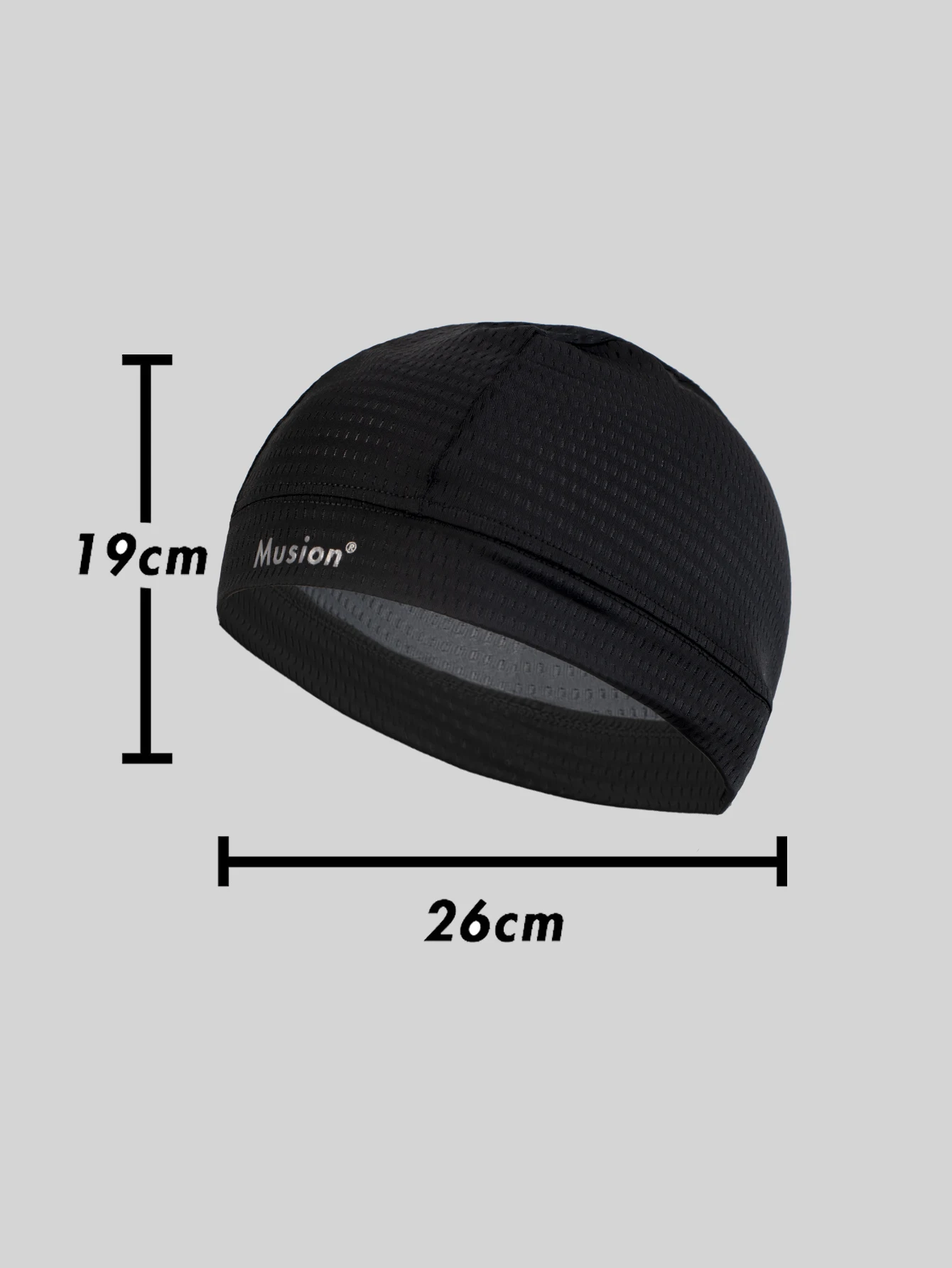 Musion Kopfbedeckung Motorradhelm Innenkappe Schweißabsorbierend Hochelastisch Outdoor-Sportmütze – Detail 4