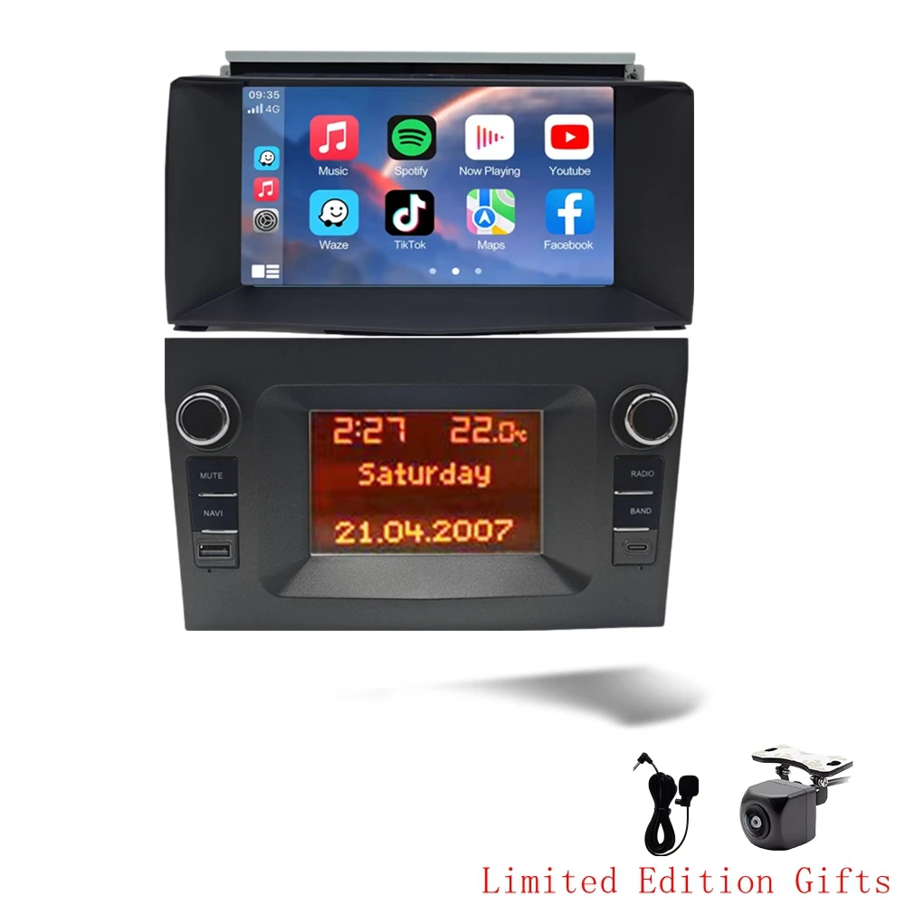 Autoradio Multimedia Voor Opel Astra H 2005 2006 2007 2008 2009 2010 2011 2012 Draadloze CarPlay Android Auto Autoradio GPS DSP