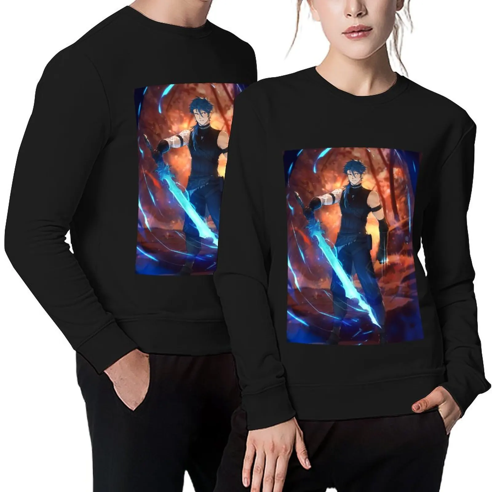 

Cú Chualainn (prototype) saber Pullover mens clothing blouse men's coat autumn clothes anime sweatshirt