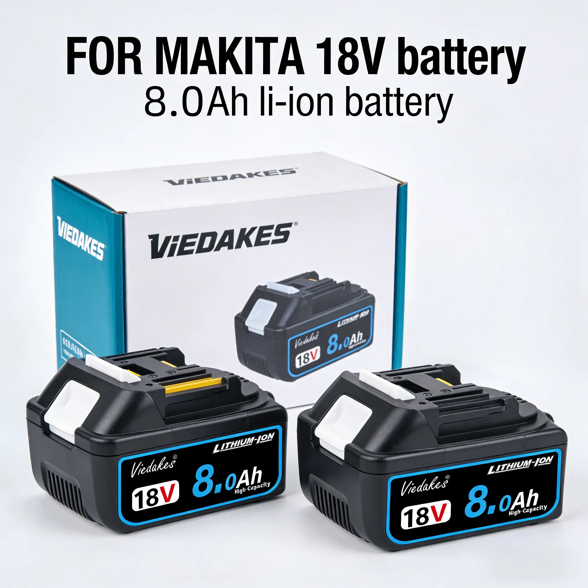 

For Makita 18V Battery 12.0Ah Lithium Battery Replacement Pack, High Capacity, For Makita 18V Electric Drill Wrench Grinder