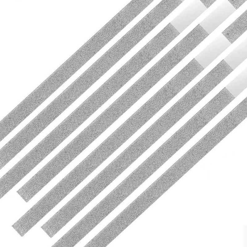 

Стоматологические материалы: бразильская призрачная поверхность, неглазурованная песчаная полоса, зазоры с открытыми зубьями, полированная полоса с металлической поверхностью.