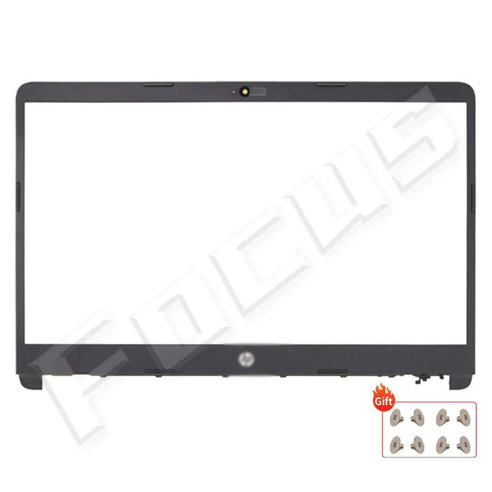 Imagem -04 - Moldura Frontal Preta Palmrest Bottom Case hp 14-cf 14-df 14-dk 14-dp 14s-cr 14s-cf 240 245 g8 Novo