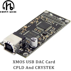 Customized version XMOS XU208 USB Card For HiFi Audio Amplifier DAC Of CPLD XCORE-200 CRYSTEK 1000MIPS Replace Amanero USB Card