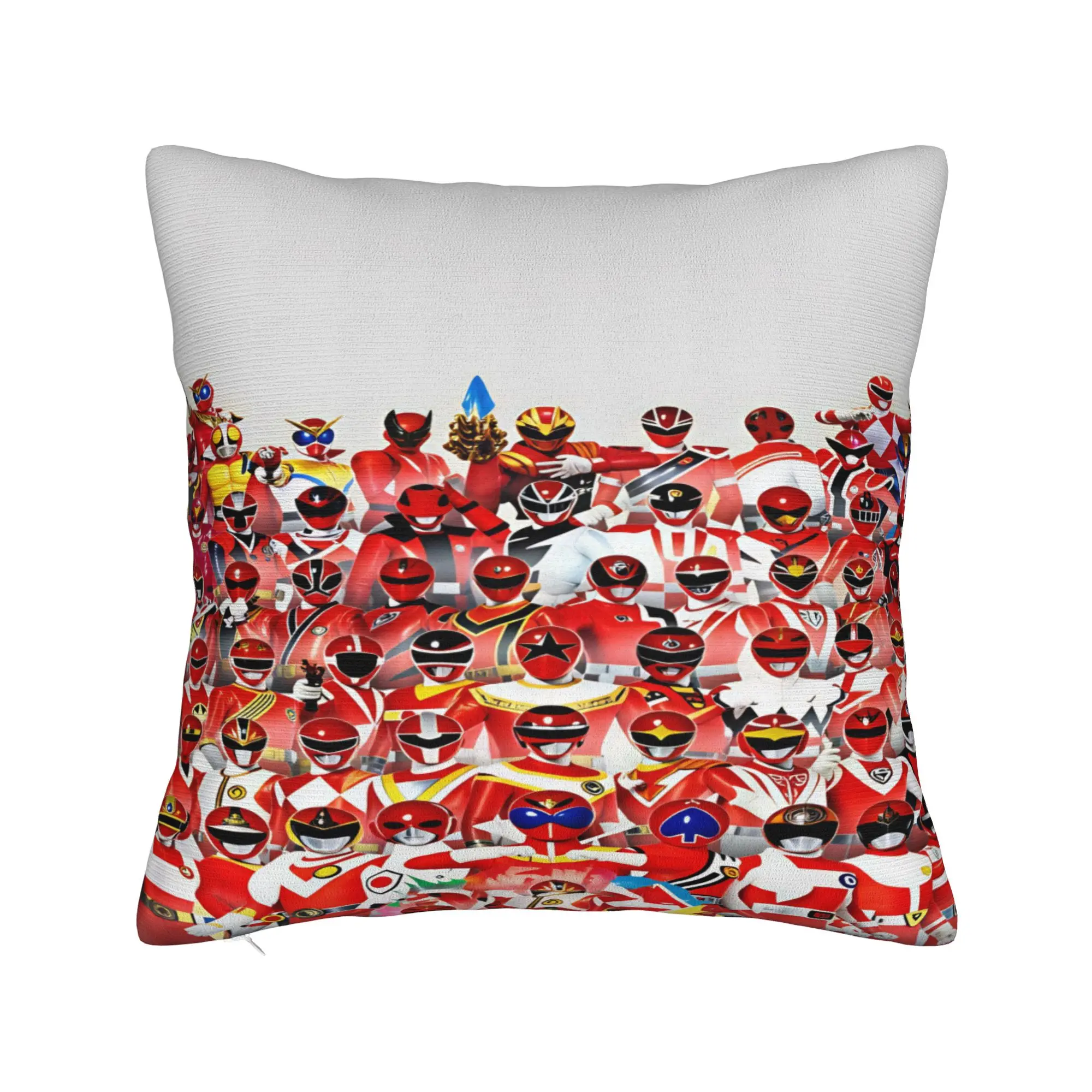 Super Sentai Pillow Cover  Soft Cushion Cover Funny Pillow Case For Living Room Bed Chair