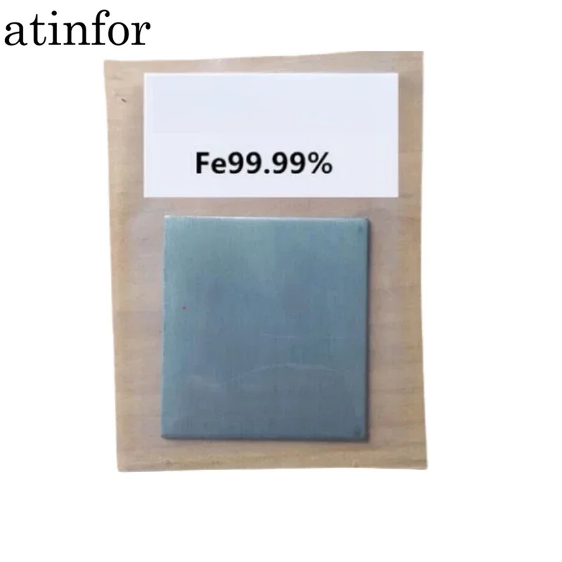 atinfor Customized high-purity/cathode iron sheet/Fe plate/dedicated for scientific research experiments