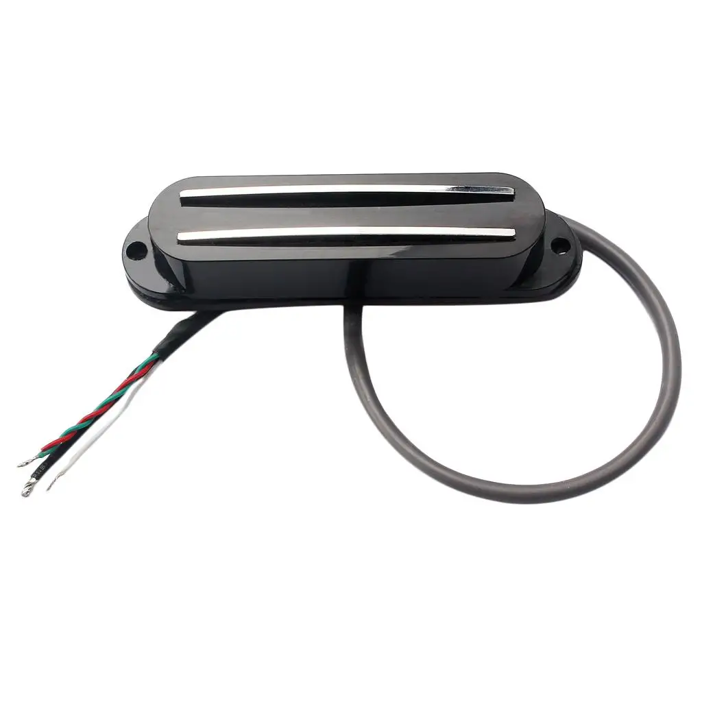 Alnico 5 Single Coil Pickup Set Dual Hot Rail Humbucker SSS Guitar Parts Accessory for Cigar Box Guitar