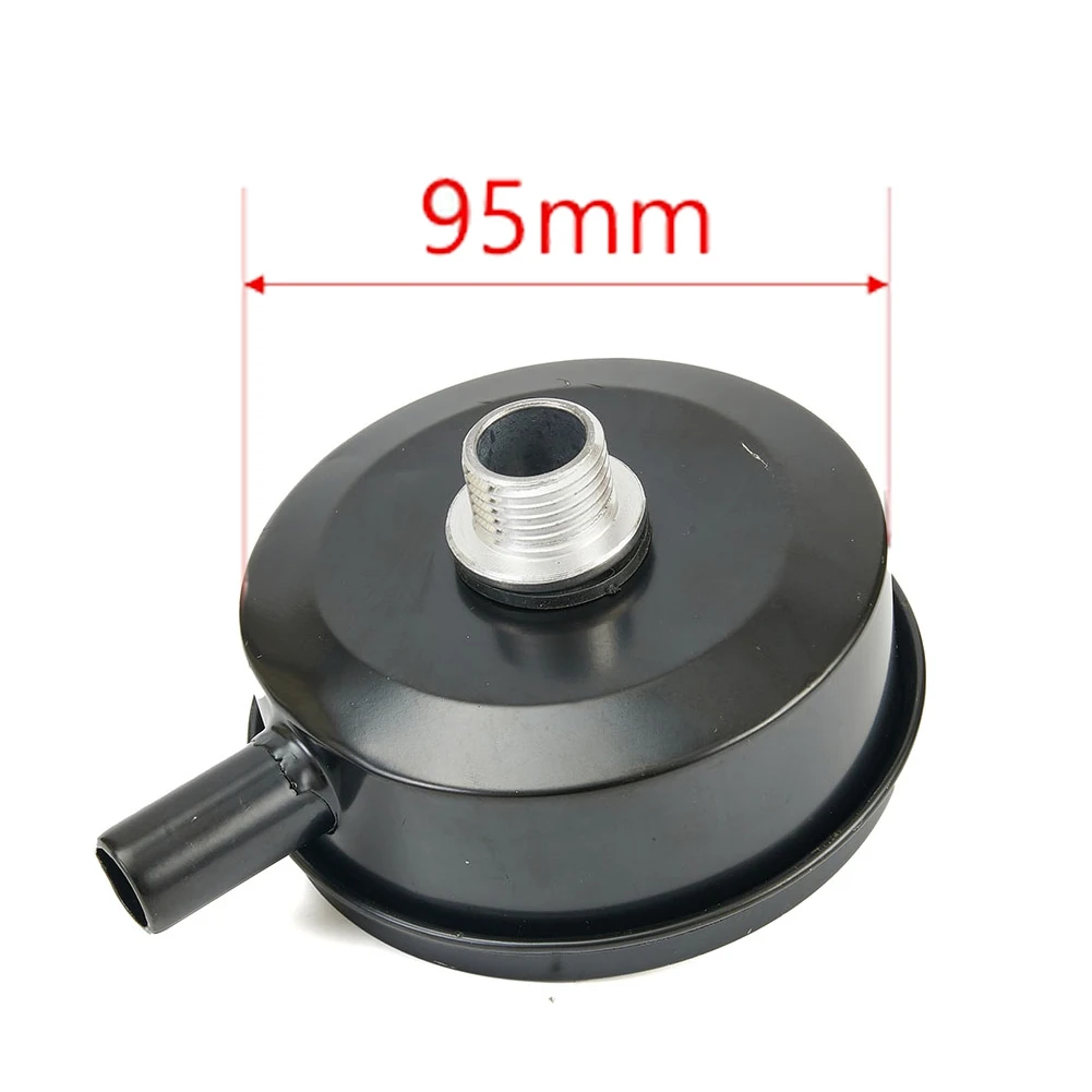 Air Compressor Muffler Intake Filter Noise Muffler Metal Shell Replacement 1/2\
