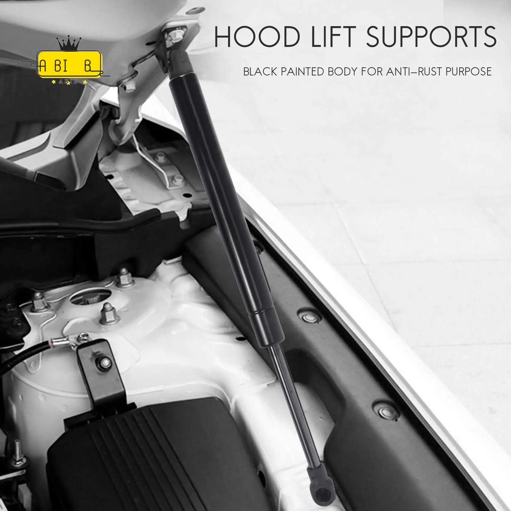 

ABIB -2Pcs Car Hood Bonnet Lift Supports Shock Struts For Land Rover Range Rover L322 2003-2012 BKK760010