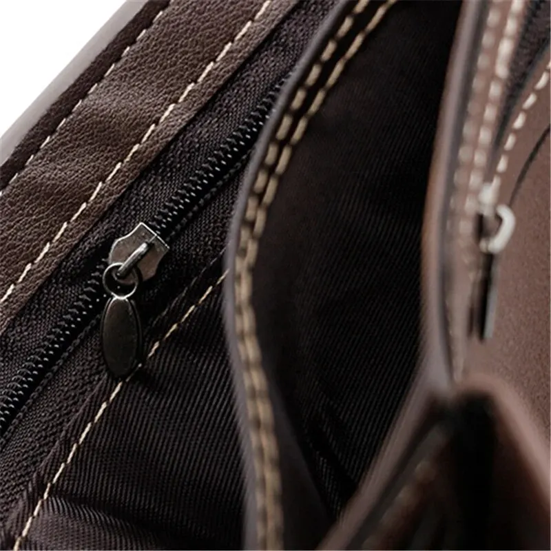 Men\'s Wallet with Hasp Business Card Holder Case Male Short Purse PU Leather Money Bag for Men Credit Card Wallets
