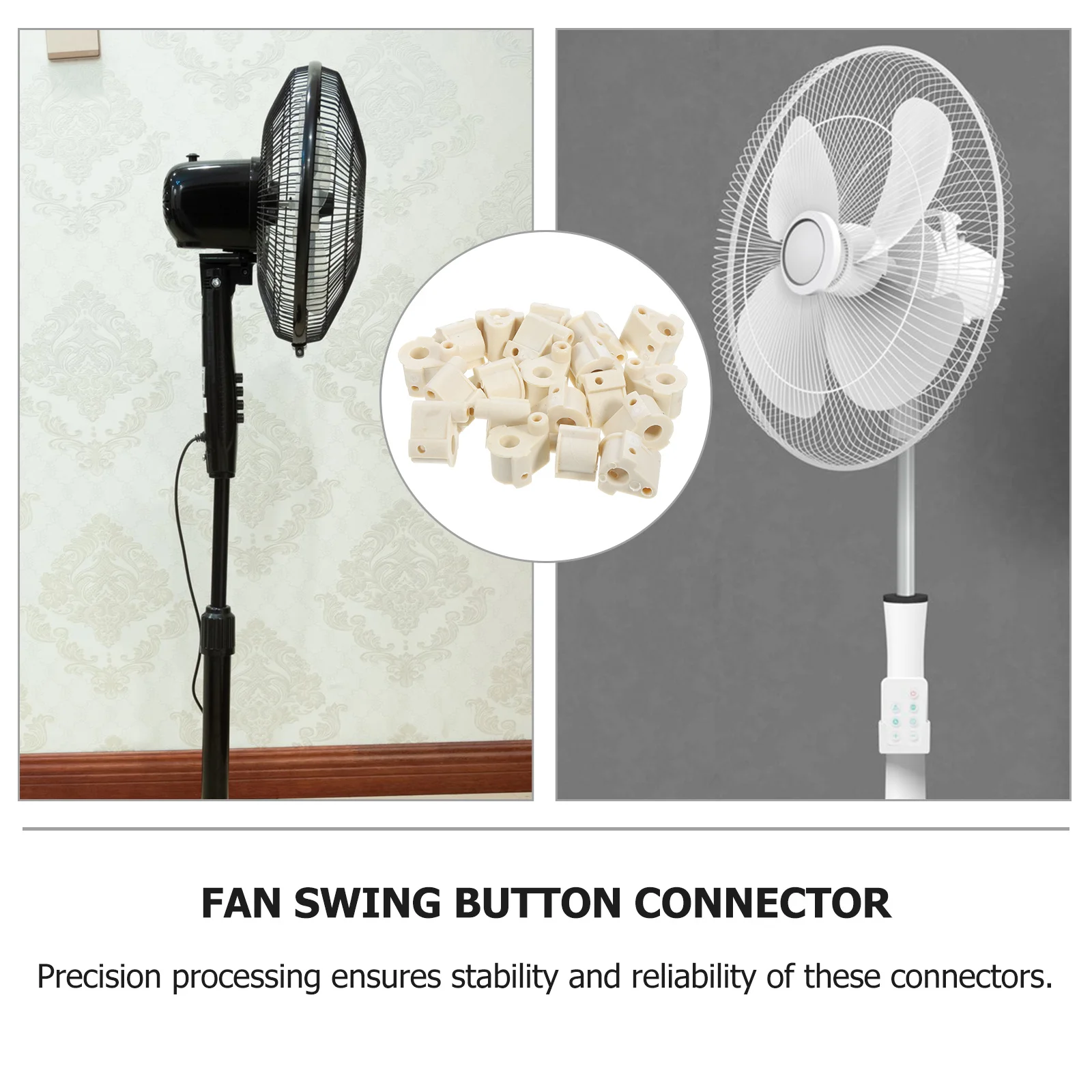 

20pcs Motor Connector Synchronous Shaking Head For Electric Fan Swing Shaft Rotating Knob Accessory Sync Part Pipe Fitting