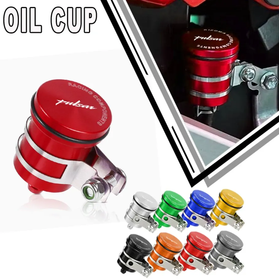 

For BAJAJ PULSAR 200NS 200 NS/200 RS/200 AS 2018 2019 2020 - 2023 Motorcycle Brake Clutch Tank Cylinder Fluid Oil Reservoir Cup