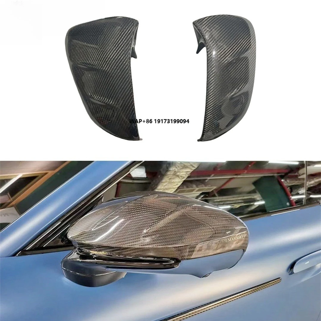 

M Style Taycan Carbon Fiber Rearview Mirror Cover for Taycan 2018-2022