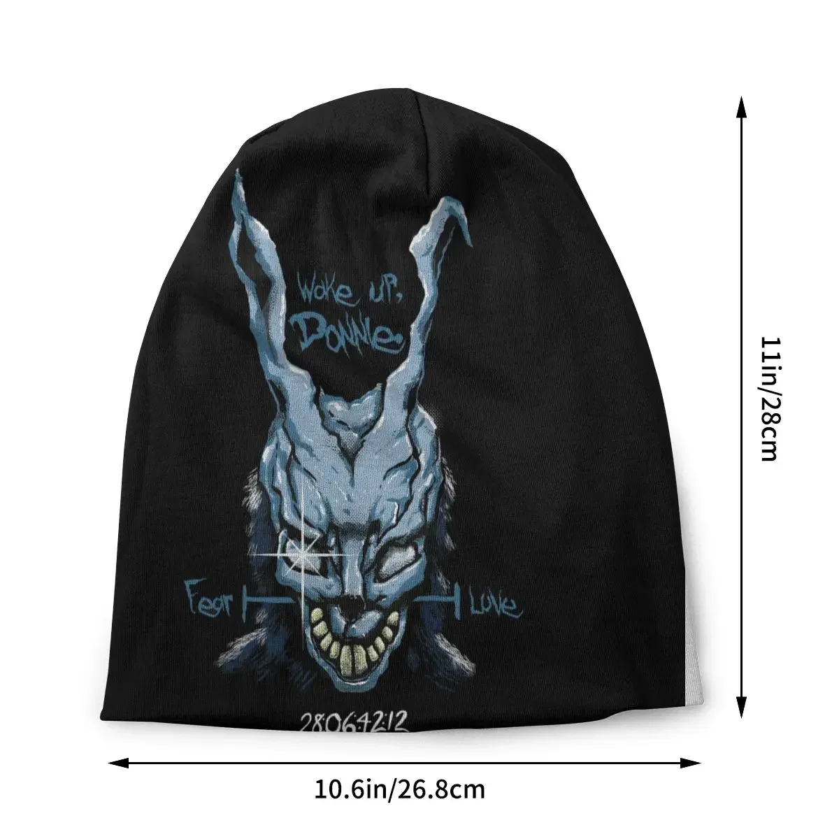 Bonnet Hats Donnie Darko Men Women's Knitting Hat Frank The Rabbit Winter Warm Cap Beanies Thermal Elastic Caps