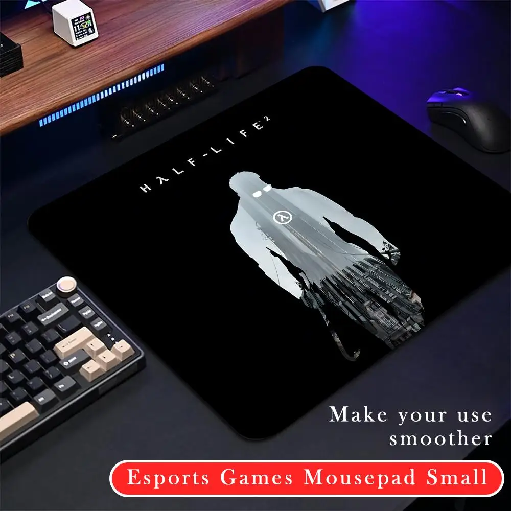 H-Half lifeS Gamer LOOGS Mouse Pad Rubber Small mouse pad CSGOs desktop computer office keyboard e-sports ROGs game