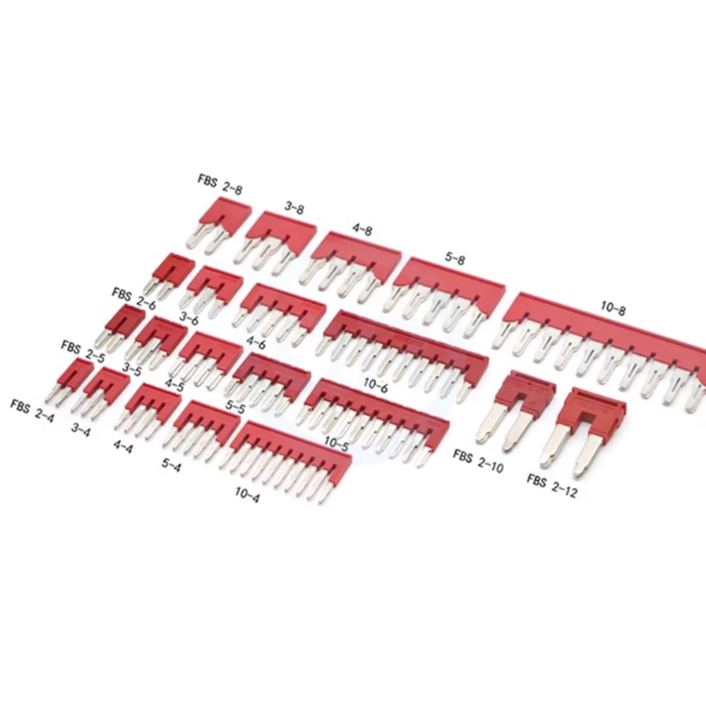 (10 pcs) FBS10-3.5 Center Short-circuit Strip, PT1.5/S Connection Strip, Spring Terminal Block, Bridge Edge Plug-in Strip