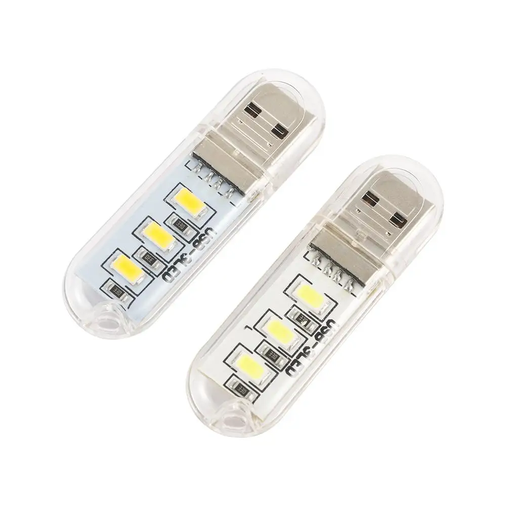 Lâmpada portátil do livro de leitura, luz noturna do usb, luzes do livro, branco morno, SMD 5630, 5730, 3LEDs, 8LEDs