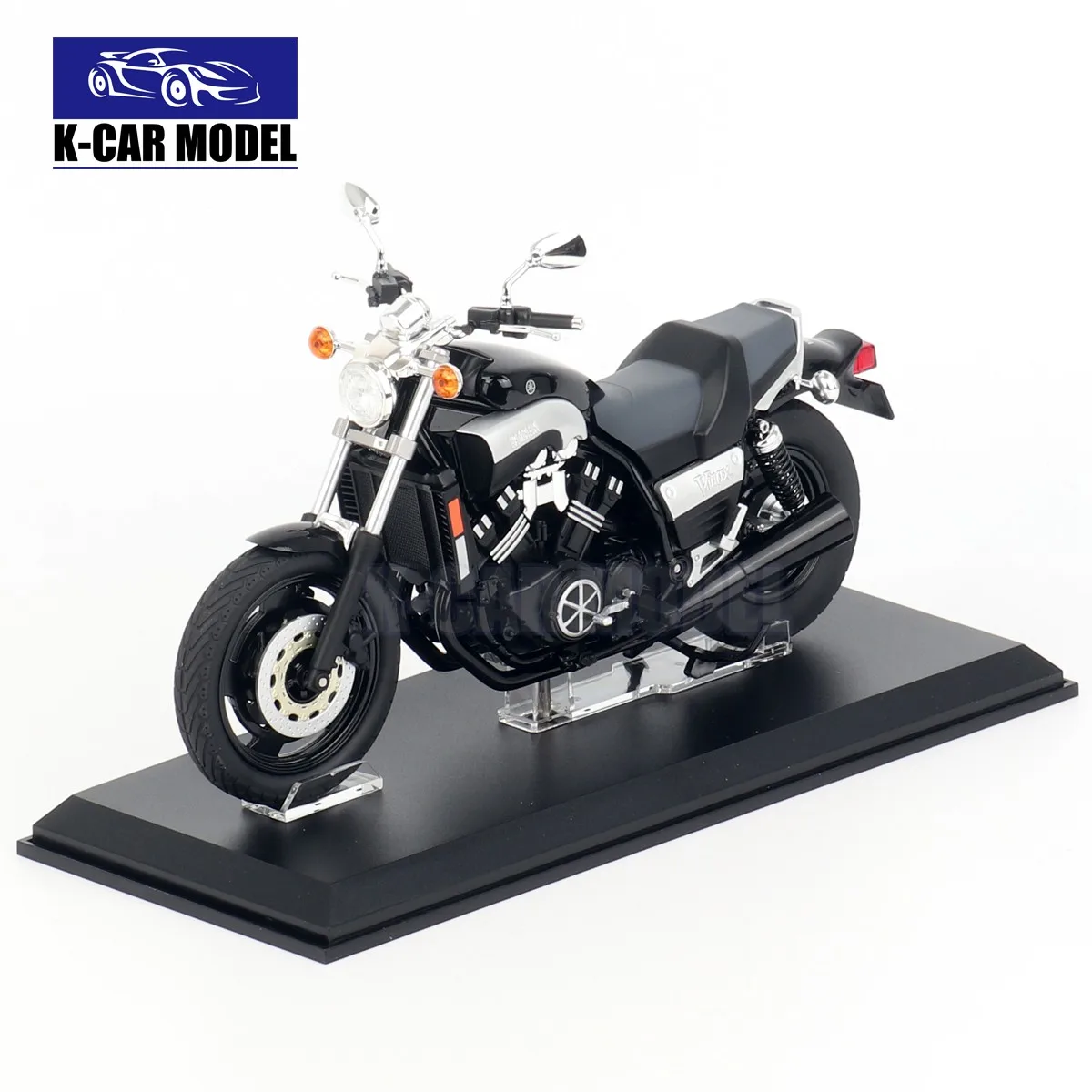 AOSHIMA-YAMAHA Vmax Diecast Motocicleta Modelo, 1:12 Escala, Brinquedos Presentes