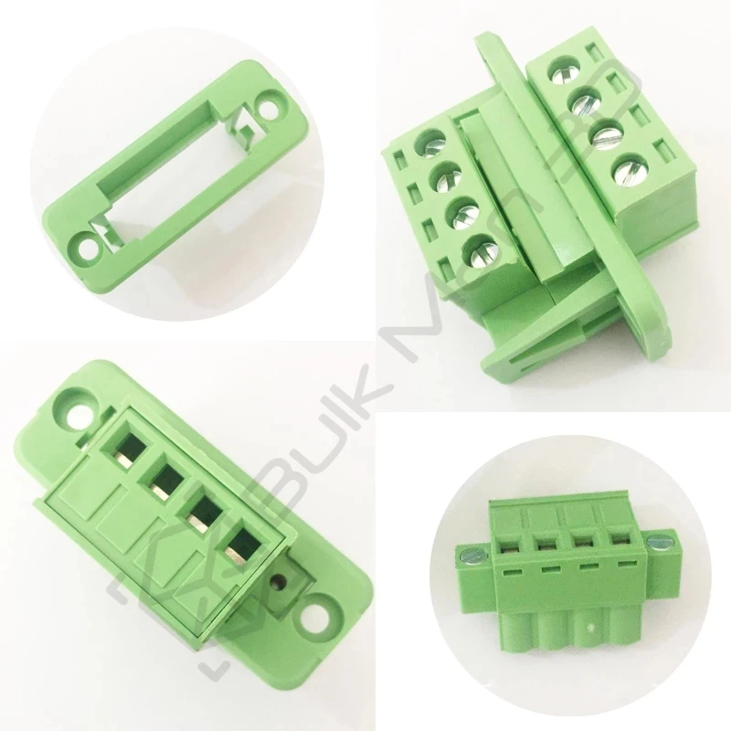 Bloco terminal de encaixe Solda-livre, através da parede, 2 grupos, 2EDGWC, 15EDGWC, passo 3.81mm, 5.08mm, 2mm, 3mm, 4mm, 5mm, 6mm, 7mm, 8mm, 9mm, 10mm, 12p. P.