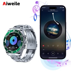 Music Controller Smart Watch Men Aiweile AW12 High-end Smartwatch Bluetooth Call Sports Fitness Wristwatch for Android IOS fit