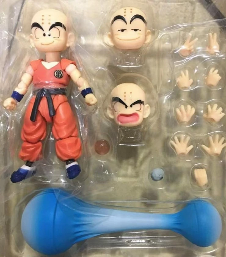 

Cartoon Dragon Ball Juvenile Bald Kleene Action Model Anime Figure Movability Arthrosis Children Toy Gift In Stock