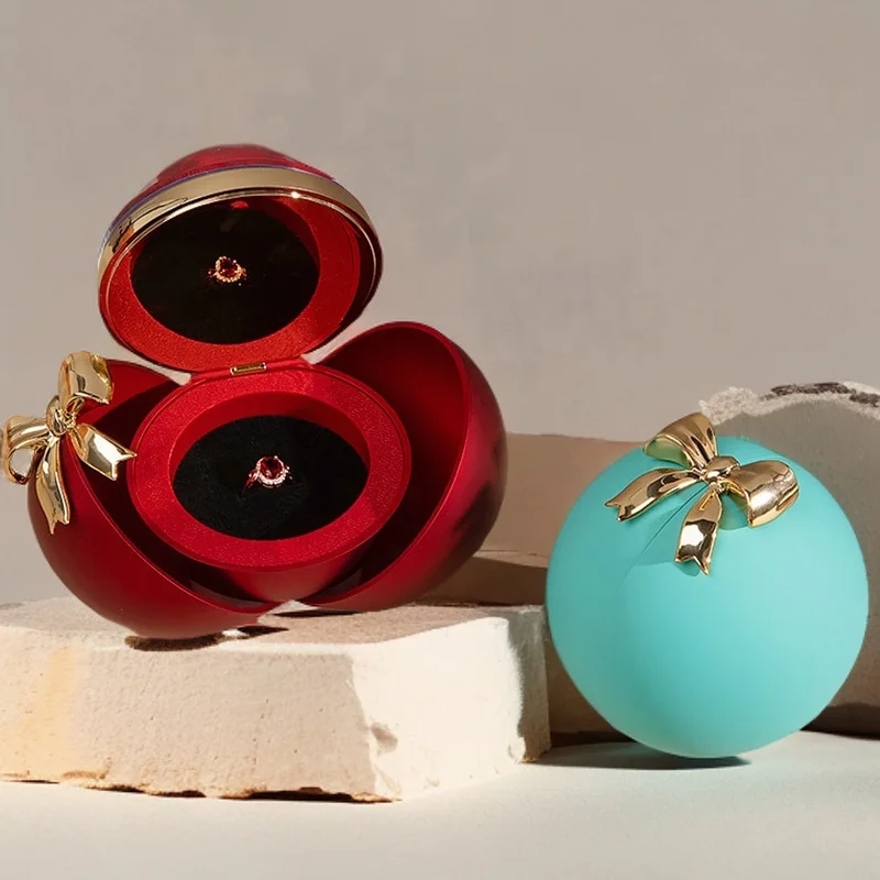 

Круглый бант, сохраненная вечная роза, подарочная коробка, ожерелье, кольцо, кулон, коробка для хранения ювелирных изделий, День святого Валентина, помолвка, Propo