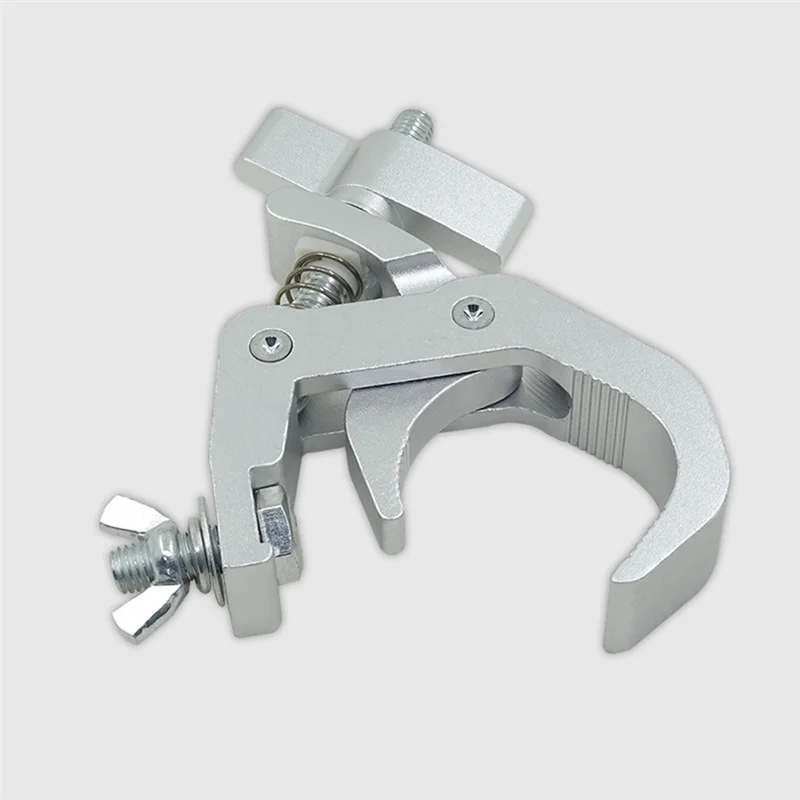

【Flash-Deal!】4Packstage Metal Hook Aluminum Alloy Professional Rack Clamp, For Moving The Head Stage Stage Lighting Fixtures