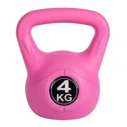 Wholesale Home Gym Black 2 4 6 8 10 12 Kg Fixed Kettle-bell Lady's Small Dumbbells Cement Plastic Kettlebell