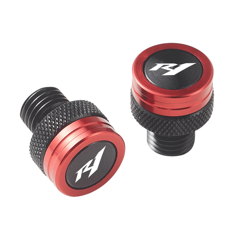 لياماها YZF R1 YZFR1 1999-2022 2001 2002 اكسسوارات دراجة نارية M10 * 1.25 مسامير الألومنيوم البراغي مرآة ثقب المقابس غطاء