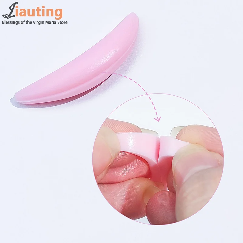 5 paires de tiges de permanente de cils réutilisables en Silicone, dessin animé monstre, coussinet de levage de cils, outils de maquillage 3D, accessoires