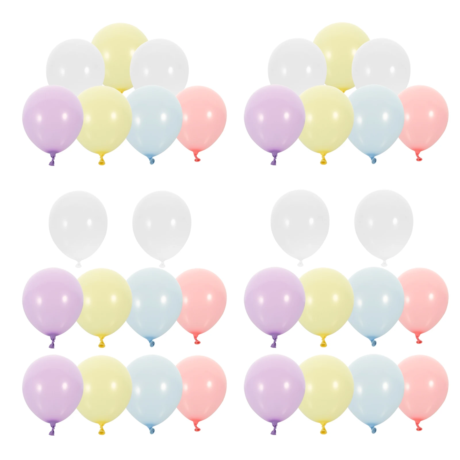 

137 Pcs Macaron Rainbow Balloon Balloons Birthday Party Decoration Emulsion Holiday Newborn