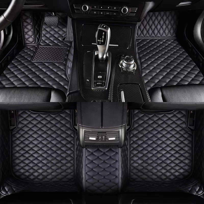 Alfombrillas Personalizadas para Auto, Compatibles con GMC Sierra Chevrolet Silverado Crew Cab 2007 2008 2010 2011 2012 2013, Alfombra para Auto