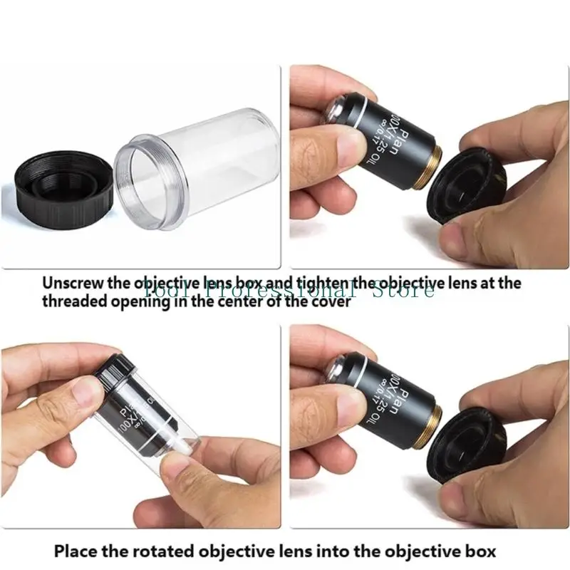 57QF Microscope Lens Protective Case Providing Reliable Protections For Precisions Instrument Carrying Storage Box Portable