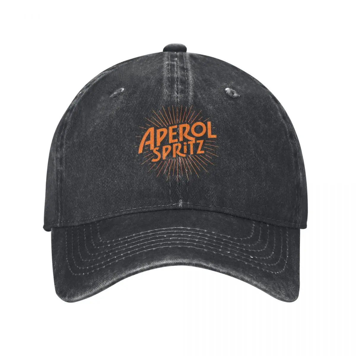 Aperols Spritz Logo Baseball Cap Casual Distressed Washed Cocktail Snapback Cap Unisex Outdoor Summer Adjustable Caps Hat