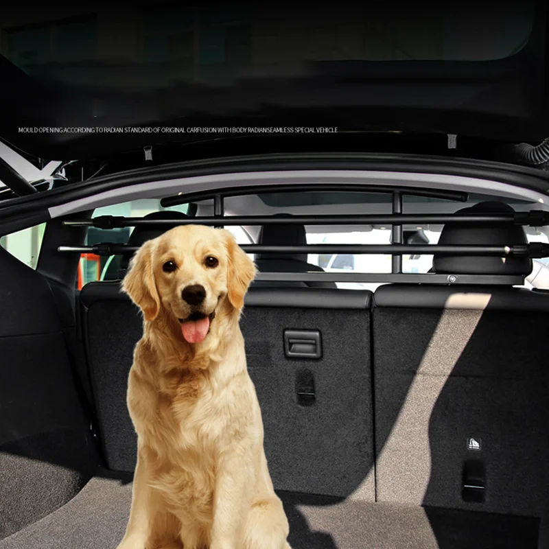 Livingfun For Tesla Model Y Dog Car Barrier Trunk On-board Pet Railing Tesla Car Modification Parts On-board Car Barrier