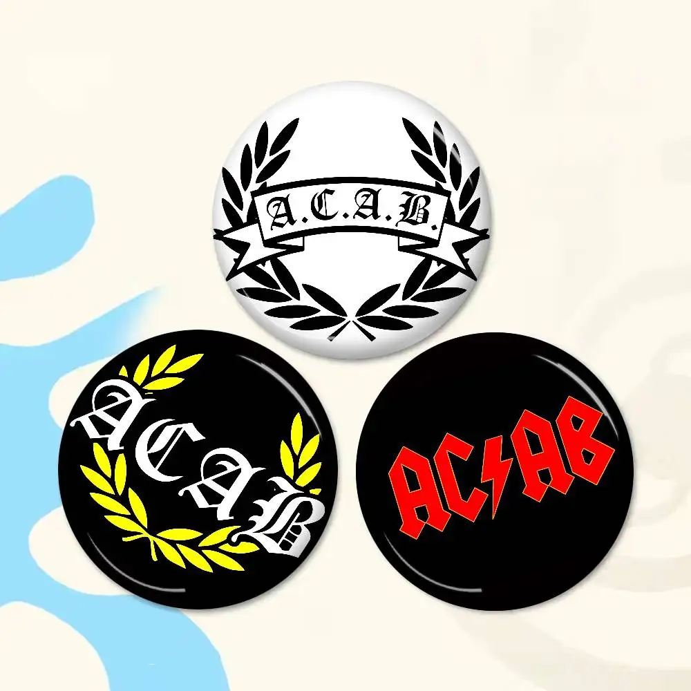 A-AcabS U-Ultras Anime Button Pin Handmade Brooch for Clothes Cartoon Badge Backpack Decoration Jewelry Accessories