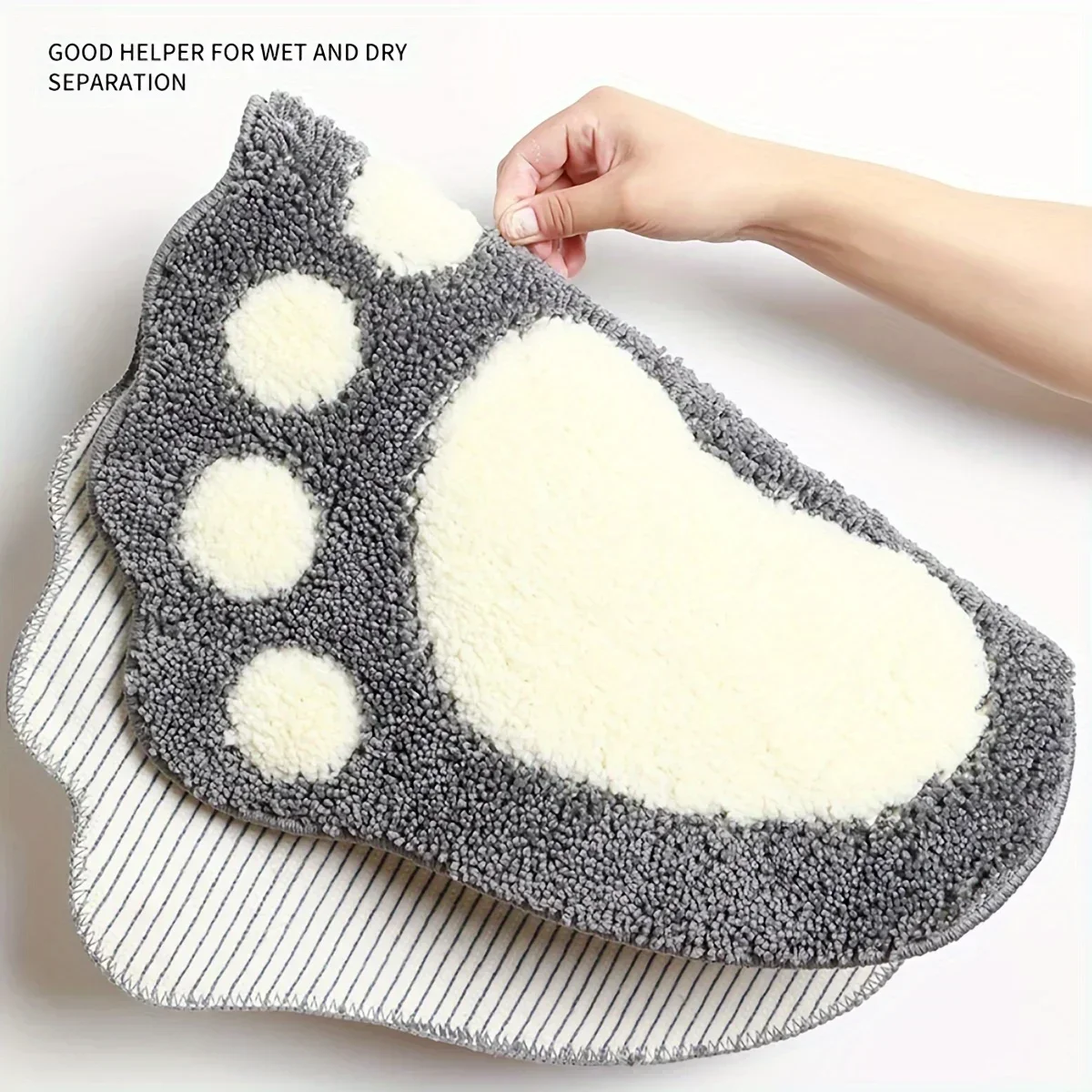 1 Bath Mat with Anti Slip, Super Absorbent, Ultra-fine Fiber, Soft and Comfortable Bathroom Carpet and Floor Decoration