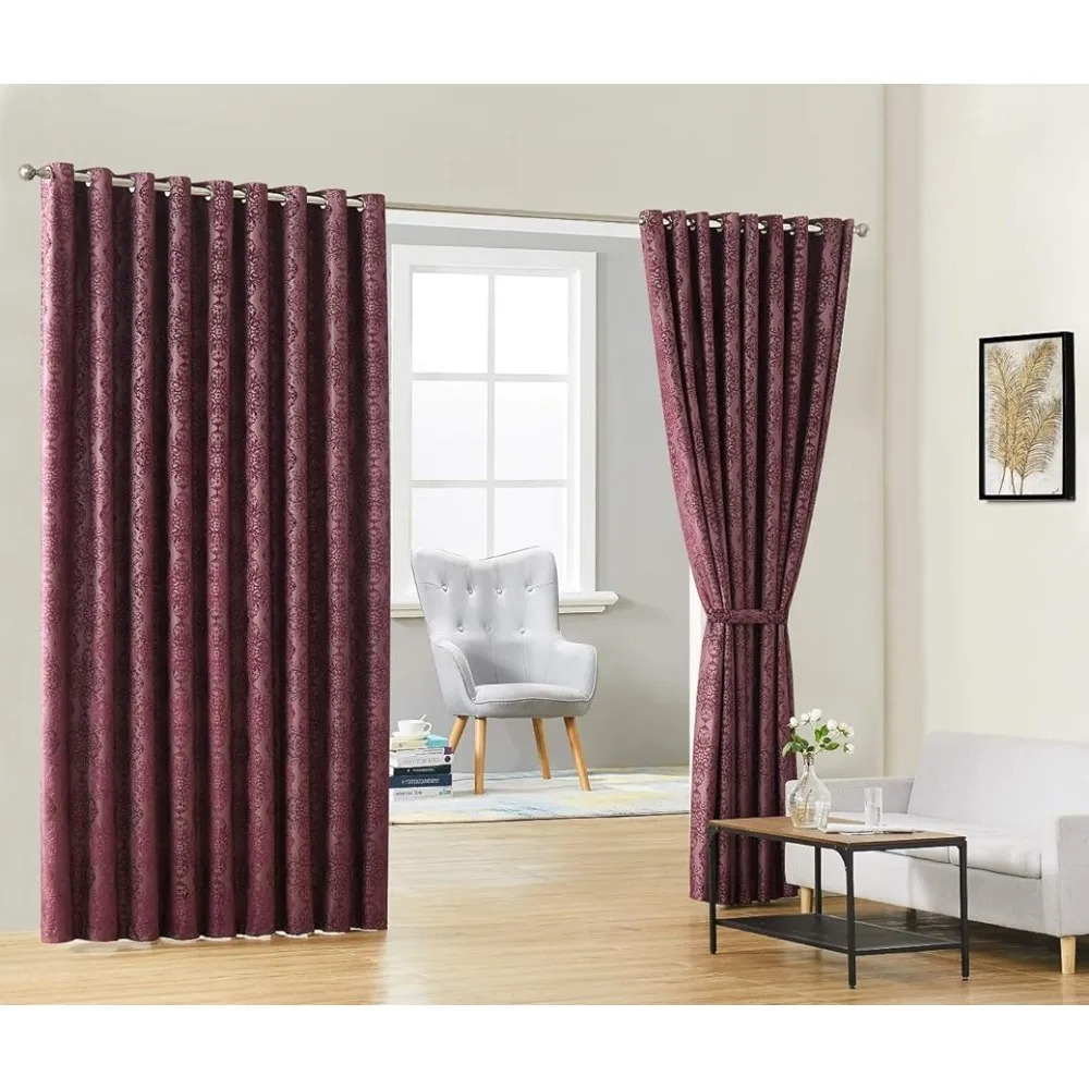 

Blackout Curtains of 2 Panels Curtains Living Room Divider Winter Magnetic Door Curtain Models Luxury Home Decor Items Blind