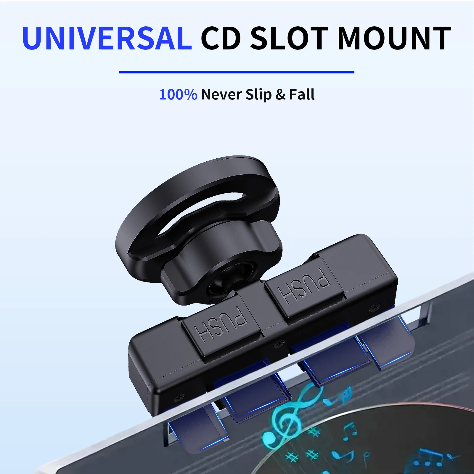 Car Mounted Magnetic Mobile Phone CD Slot Holder Smartphone Built-in 6 Powerful Magnets GPS Satellite Navigation for Iphone 16 image 4