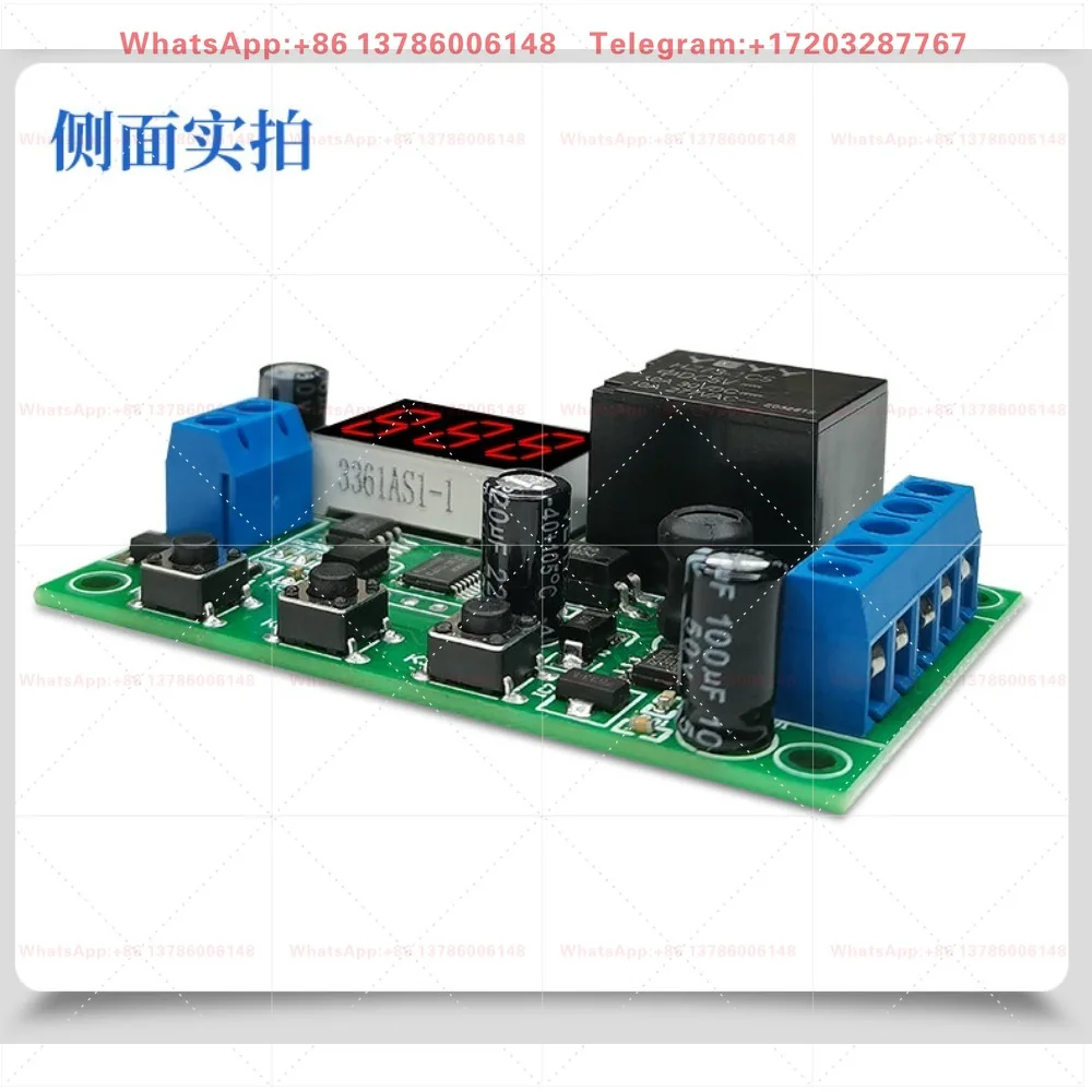 DC Current Detection Module Relay Overcurrent Warning Switch Controller Motor Stalling Protection 12V24v
