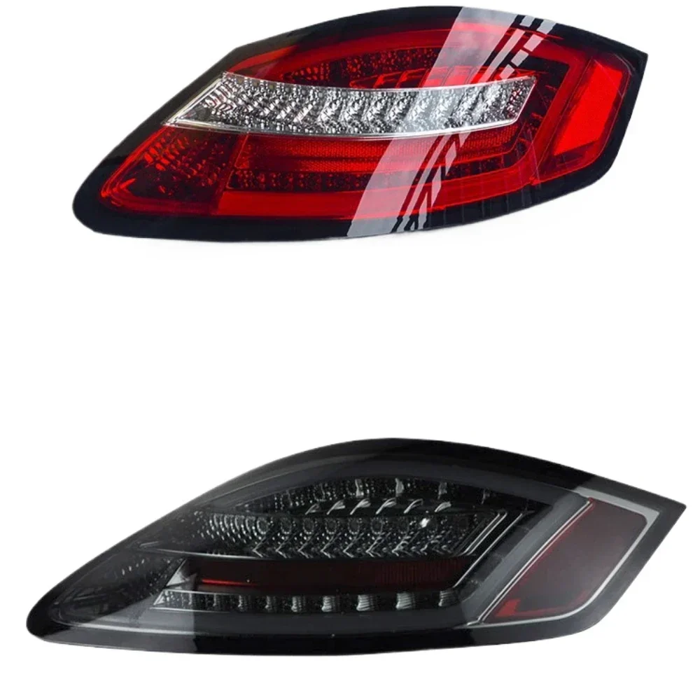 2PC Tail Light For Porsche Cayman 987.1 2004-2008 Upgraded New Design LED DRL Turn Signal BrakeTail Lamp Assembly Auto Accessory