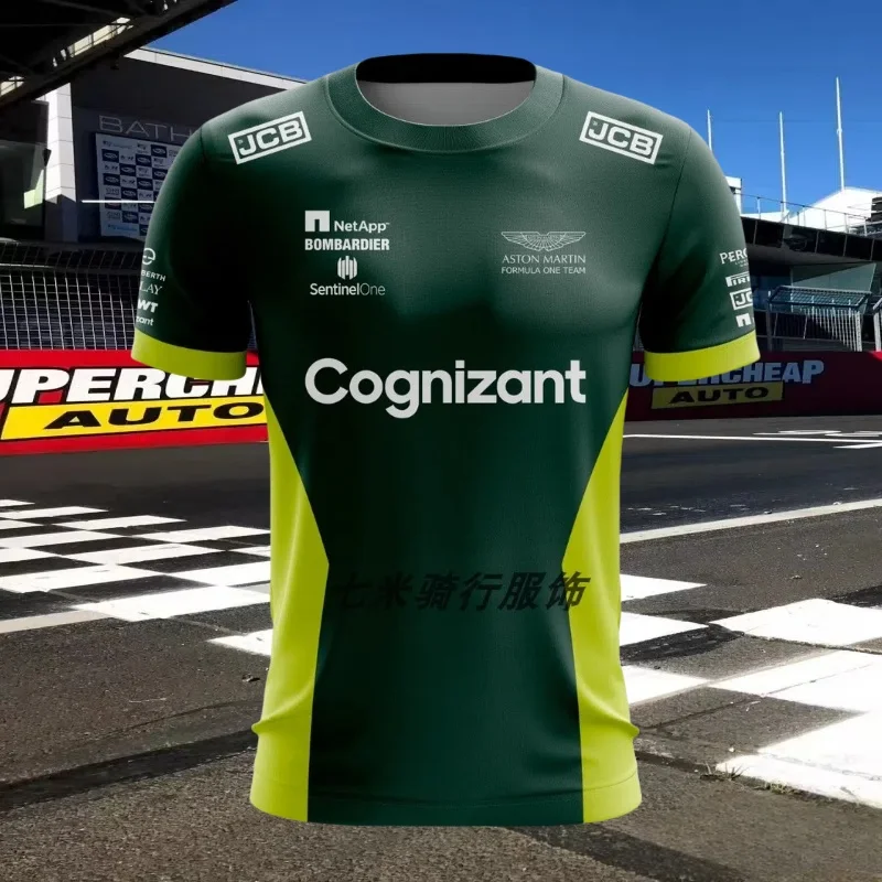 

2025 New Moto Cycling Suit Racing Suit Locomotive Suit Quick Drying Fast Drop Breathable F1 Men's Short Sleeve Mountain