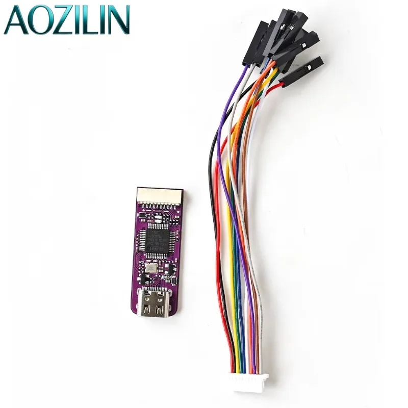 AOZILIN Universal Cortex-M Debugger With Virtual UART Serial Function For STM32 Series Chip Development Programming 10PCS